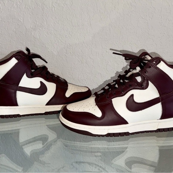 Nike Shoes - Nike Dunk High Burgundy Crush Womens 7